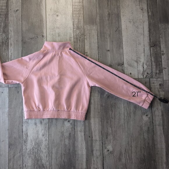 Zara, Dusty Pink 1/4 Zip Pullover, Sz 9 - Picture 4 of 9